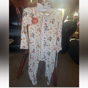 Magnetic Me Mickey Halloween Modal Footie Sleeper 3-6 Month Unisex, Fold Cuff